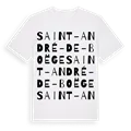 Saint-André-de-Boëge ordlek t-shirt