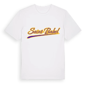 Saint-Babel baseball t-shirt – ekologisk bomull t-shirt från Pinshirt
