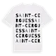 Saint-Cergues ordlek t-shirt