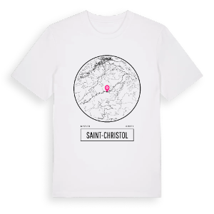 Saint-Christol t-shirt – ekologisk bomull t-shirt från Pinshirt