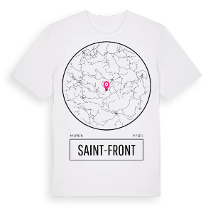 Saint-Front t-shirt – ekologisk bomull t-shirt från Pinshirt