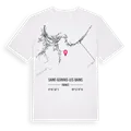 Saint-Gervais-les-Bains karta t-shirt