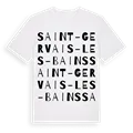 Saint-Gervais-les-Bains ordlek t-shirt