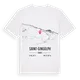 Saint-Gingolph karta t-shirt