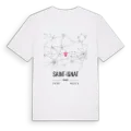 Saint-Ignat karta t-shirt