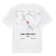 Saint-Jean-d'Aulps karta t-shirt