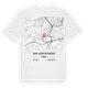 Saint-Julien-en-Genevois karta t-shirt