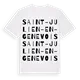 Saint-Julien-en-Genevois ordlek t-shirt
