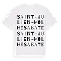 Saint-Julien-Molhesabate ordlek t-shirt