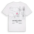 Saint-Marcel-d'Ardèche karta t-shirt