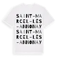 Saint-Marcel-lès-Annonay ordlek t-shirt