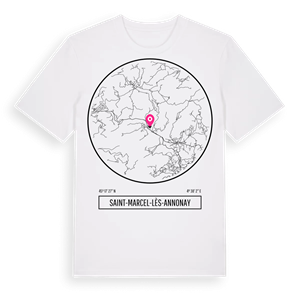 Saint-Marcel-lès-Annonay t-shirt – ekologisk bomull t-shirt från Pinshirt