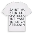 Saint-Martin-le-Châtel ordlek t-shirt