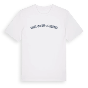 Saint-Michel-d'Aurance college t-shirt – ekologisk bomull t-shirt från Pinshirt