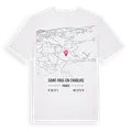 Saint-Paul-en-Chablais karta t-shirt