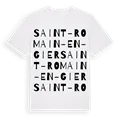 Saint-Romain-en-Gier ordlek t-shirt