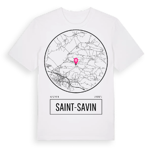 Saint-Savin t-shirt – ekologisk bomull t-shirt från Pinshirt