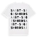 Saint-Sigismond ordlek t-shirt