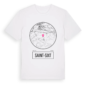Saint-Sixt t-shirt – ekologisk bomull t-shirt från Pinshirt