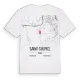 Saint-Sulpice karta t-shirt