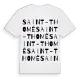 Saint-Thomé ordlek t-shirt