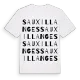 Sauxillanges ordlek t-shirt