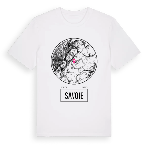 Savoie t-shirt – ekologisk bomull t-shirt från Pinshirt