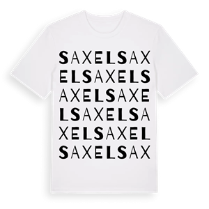 Saxel ordlek t-shirt – ekologisk bomull t-shirt från Pinshirt