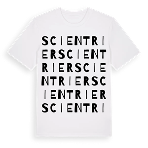Scientrier ordlek t-shirt – ekologisk bomull t-shirt från Pinshirt