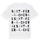 Sixt-Fer-à-Cheval ordlek t-shirt