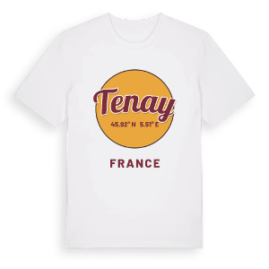 Tenay cirkel t-shirt – ekologisk bomull t-shirt från Pinshirt