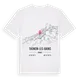 Thonon-les-Bains karta t-shirt