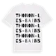 Thonon-les-Bains ordlek t-shirt