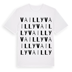 Vailly ordlek t-shirt – ekologisk bomull t-shirt från Pinshirt