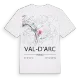 Val-d'Arc karta t-shirt