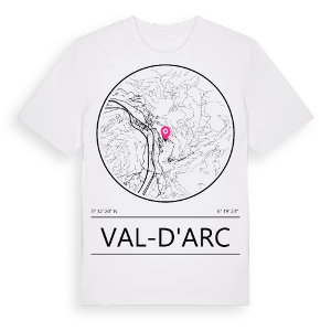 Val-d'Arc t-shirt – ekologisk bomull t-shirt från Pinshirt