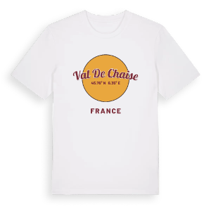 Val de Chaise cirkel t-shirt – ekologisk bomull t-shirt från Pinshirt