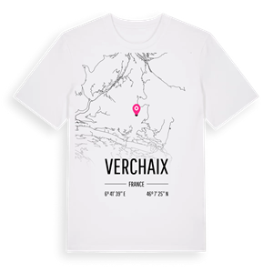 Verchaix karta t-shirt – ekologisk bomull t-shirt från Pinshirt