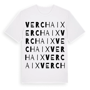 Verchaix ordlek t-shirt – ekologisk bomull t-shirt från Pinshirt