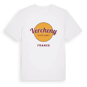Vercheny cirkel t-shirt – ekologisk bomull t-shirt från Pinshirt
