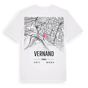 Vernand karta t-shirt – ekologisk bomull t-shirt från Pinshirt