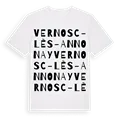 Vernosc-lès-Annonay ordlek t-shirt
