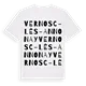 Vernosc-lès-Annonay ordlek t-shirt