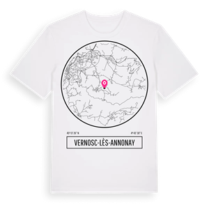 Vernosc-lès-Annonay t-shirt – ekologisk bomull t-shirt från Pinshirt
