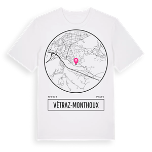 Vétraz-Monthoux t-shirt – ekologisk bomull t-shirt från Pinshirt