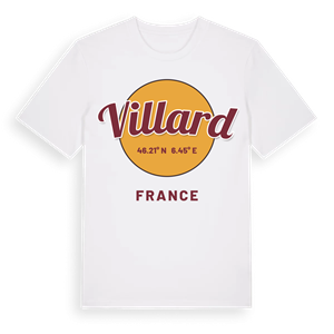 Villard cirkel t-shirt – ekologisk bomull t-shirt från Pinshirt