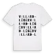 Villard-Léger ordlek t-shirt