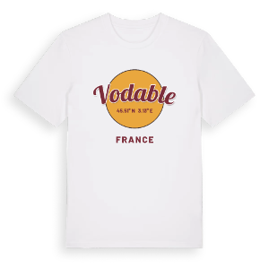 Vodable cirkel t-shirt – ekologisk bomull t-shirt från Pinshirt