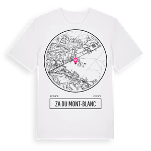 ZA du Mont-Blanc t-shirt – ekologisk bomull t-shirt från Pinshirt