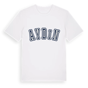 Aydın college t-shirt – ekologisk bomull t-shirt från Pinshirt